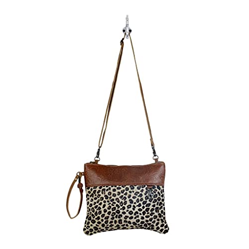Myra Bag Liminal Cowhide Bag Upcycled Cowhide & Leather S-28374