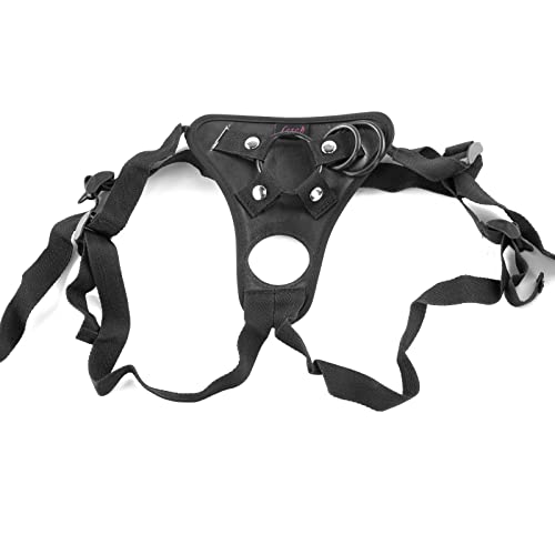 Image of Wearable Sex Strap-on with 7.87 Inches Clear Dildo, Harness & Strap-On Set, Adult Sex Toys for Female Masturbation and Lesbian