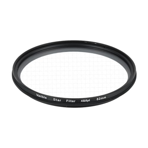 Filtro de lente de camara de 82 mm con efecto brillante ajustable de 4 a 8 puntos