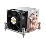 LGA115X-R63-1 Cooler 150W for LGA 115X Radiator 2U 4 Heat Pipe LGA1150 Square Type 75mm x 75mm Mounting Pitch Heat Sink