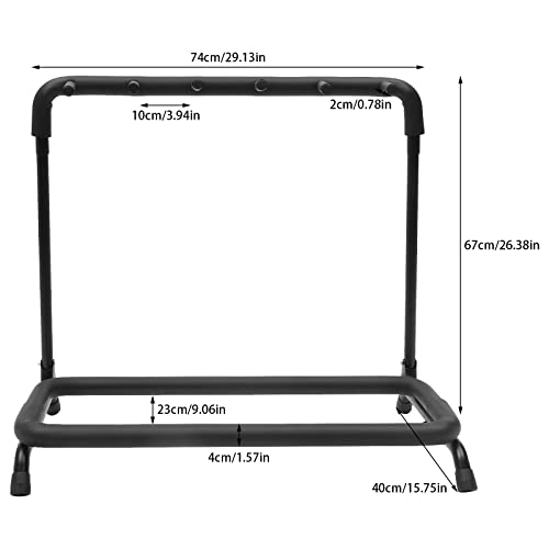 Support de guitare multi-stand – Support de guitare multi-support avec supports rembourrés – Pour guitare classique, guitare acoustique, guitare électrique, basse électrique (5 guitares) - Les Beatles, Paul McCartney, John Lennon, RIngo Starr, George Harrison Support de guitare multi-stand - Support de guitare multi-support avec supports rembourrés - Pour guitare classique, guitare acoustique, guitare électrique, basse électrique (5 guitares) – Image 3