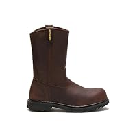 Caterpillar Men's Revolver Pull-On Steel Toe Boot,Dark Brown,7 W US