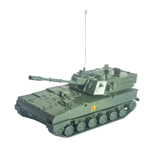 Generic 戦車 1/72スケール モデルキット 工具不要 軍用車両 4D 組み立て式 DIYパズル 高いシミュレーション 精密な構造 コレクション、リビングルームの装飾、友人へのプレゼントに対応, 緑 9.8x4.5x5cm