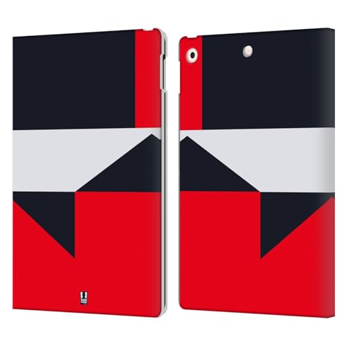 Housse iPad 10.2 Geisha Blocs de Couleur avec support vidéo et fentes pour cartes