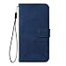 SptPofp for Googe Pixel 10 / Googe Pixel 10 Pro 5G Case Leather Wallet, Flip Folio Cover PU Leather Kickstand Card Slots Holder Magnetic Clasp Shockproof Protective Phone Case for Women Men,Blue