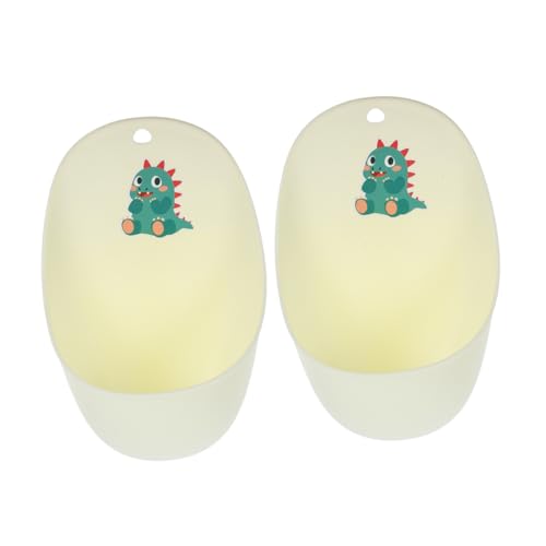 SEWACC 2個 用小便器 トイレの床を尿から守るプロテクター 幼児用吊り下げ小便器 幼児男の子用小便器 男の子用立ちトイレ 男の子用小便器トイレトレーニング立ち Beige Pp