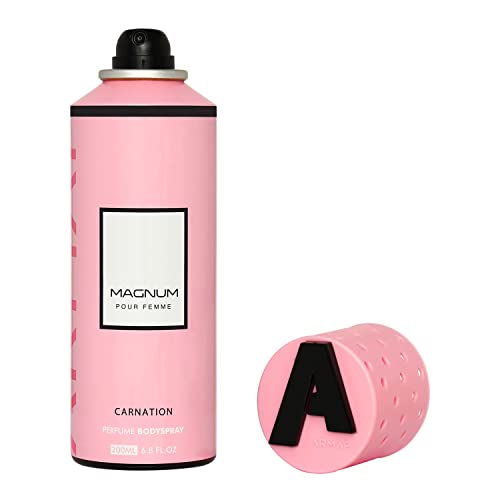 Armaf Magnum Pour Femme Carnation Perfume Body Spray 200ml / 6.8 FL.OZ.