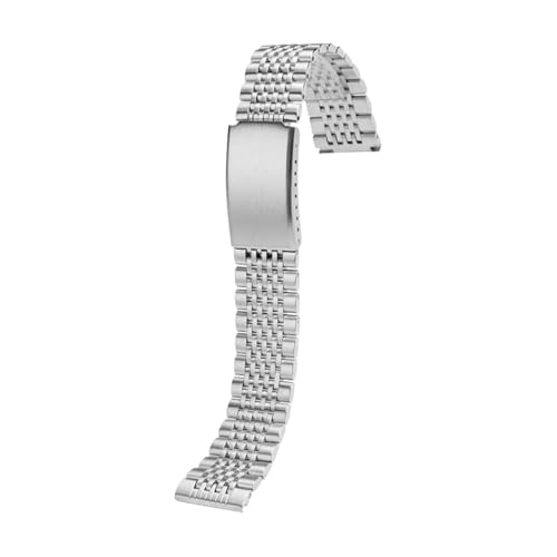 Bracelet de montre en acier inoxydable poli mat 20mm pour Rolex et Seiko