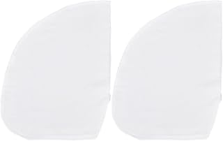 BENECREAT 1 Pair Sew in Pocket Insert, 7.5x6.3inch Inside Pocket Insert, Polycotton Hidden Pocket Fabric for Dress Trench Coat Jacket Sewing Projects DIY Clothing, White, Sector