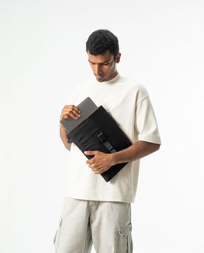 Image of DailyObjects Laptop Sleeve | Made of 100% Recycled PET Bottles | Compatible With Laptop /MacBook Air /Pro | Durable Sleek Design | Handcrafted In India