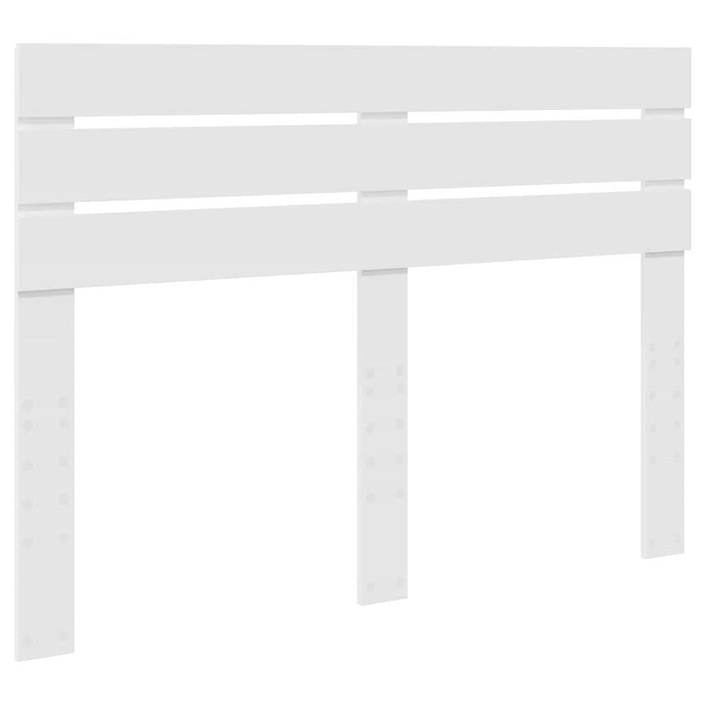 Tête de lit moderne blanche 160 cm, matériau en bois, design fin, durable, meuble de chambre à coucher, montage facile, 163 x 3 x 100 cm
