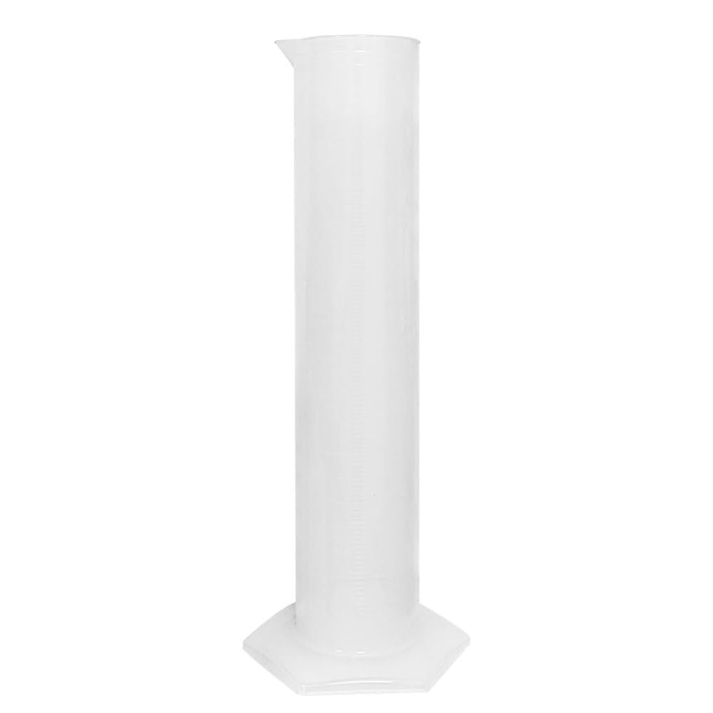 Provetta Graduata Trasparente, Cilindro graduato in plastica a Base Esagonale da 10 ml a 2000 ml(2000ml)