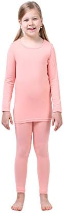 Modal Cotton Thermal Long Underwear Set Breathing Base Layer Long John Pajama for Boy Girl Toddler (24M, Navy)
