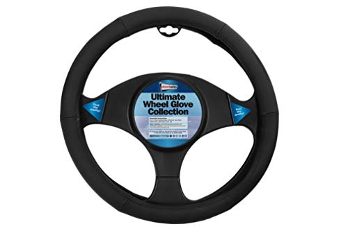 Streetwize Accessories - Funda para Volante, Color Negro