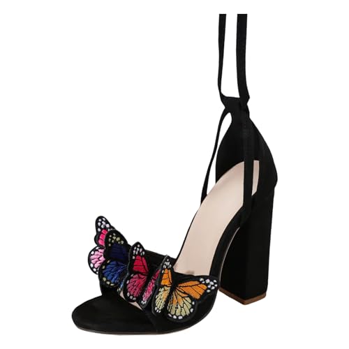 Sandales talon carré confortables pour pieds sensibles en soirée