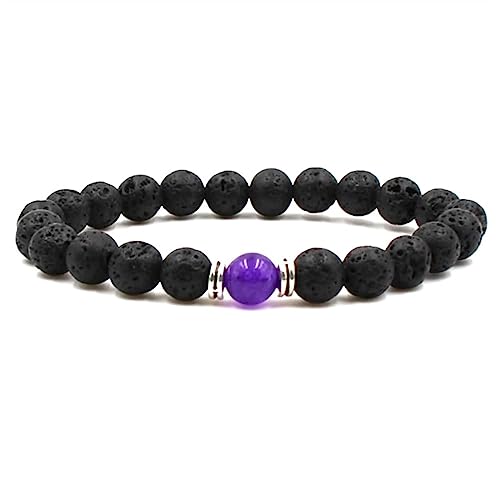 Bracelet yoga en pierre naturelle et saphir pour vos séances