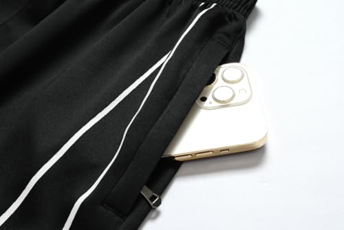 Women's 2 Pieces Athletic Tracksuit Full-Zip Workout Sweatsuit with Active Jackets and Pants4