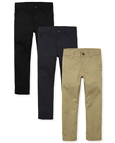 Image of The Children's Place Boys' Stretch Skinny Chino Pants, Multipacks