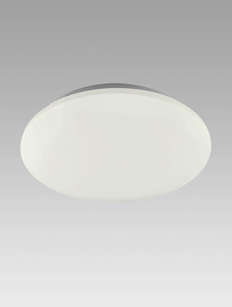 Mantra Iluminación. Modelo ZERO II. Plafón de techo en forma circular de 38 cm de diámetro en color blanco. Fuente de luz LED de 36W 3000K 2350lm