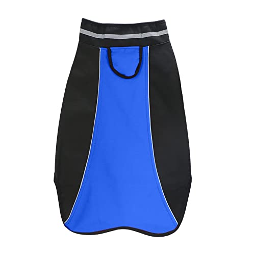 BOTEWO Hundemantel warmes Fleece Dogs Jacke Winddichte wasserdichte Haustiere Kleidung mit reflektierender Streifen (4XL,Blau) BOTEWO Hundemantel warmes Fleece Dogs Jacke Winddichte wasserdichte Haustiere Kleidung mit reflektierender Streifen (4XL,Blau)