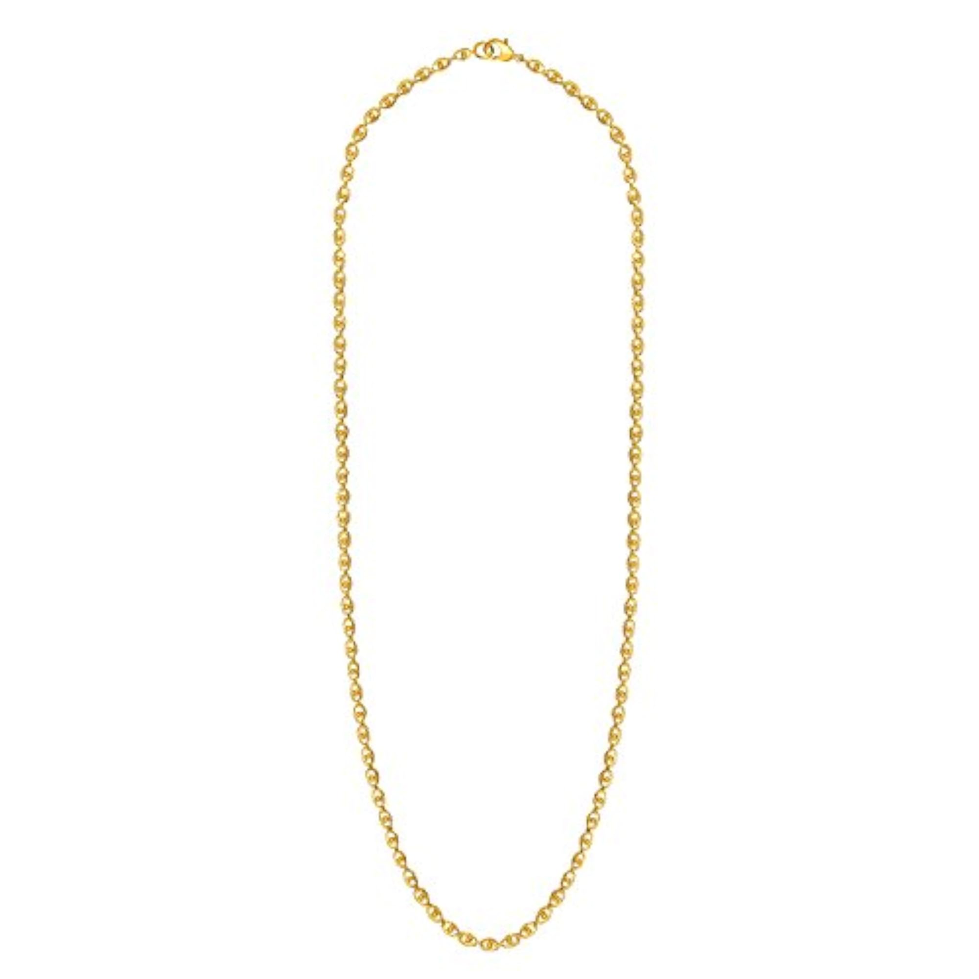 24K Gold Plated Link Necklace Combo Gift Pack of 2