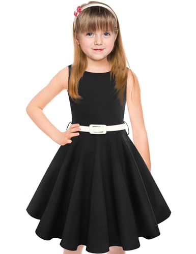 gogoparti Girls Vintage Dress Special Occasion Dresses with Necklace3