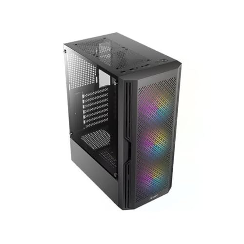 Image of Antec AX20 Elite ATX Mid Tower PC Case Black High Airflow Mesh Front Gaming Cabinet