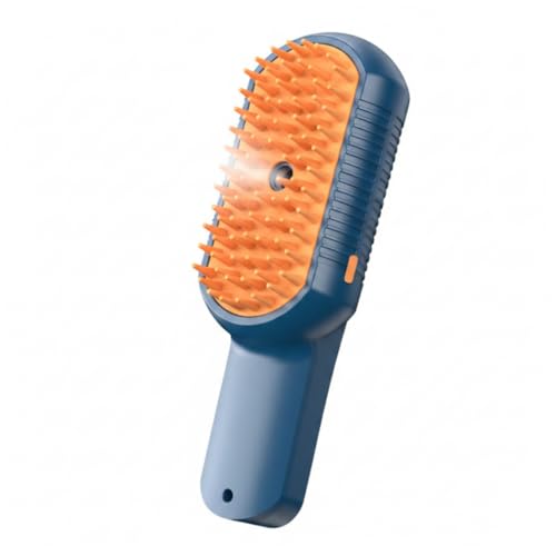 Cepillo de vapor para gatos de interior con cerdas suaves para un aseo relajante sin pelusas