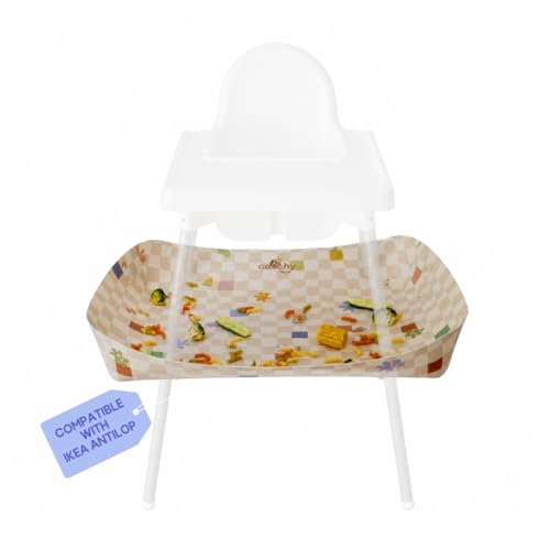 Image of CATCHY - High Chair Food Catcher - Compatible with IKEA Antilop High Chair | High Chair Food Catcher - High Chair Sold Separately - Baby & Toddler Food & Mess Catcher - Under High Chair Accessory