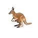 Papo -Hand-Painted - Figurine -Wild Animal Kingdom - Kangaroo with Joey -50188 -Collectible - for Children - Suitable for Boys and Girls- from 3 Years Old
