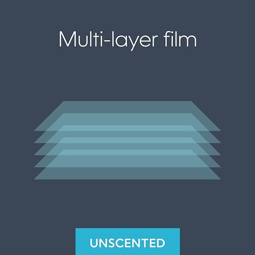 Diaper Genie Essentials Round Refill 8-Pack | Holds Up to 2560 Newborn Diapers | Features Unscented Continuous Film | Compatible with Diaper Genie Complete and Expressions Pails,8 Count (Pack of 1)