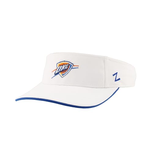Image of ZHATS NBA Unisex-Adult NBA Officially Licensed Visor Impact White