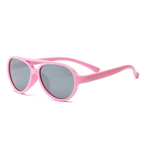 Lunettes de soleil rose pour protéger les yeux sensibles des enfants 7+