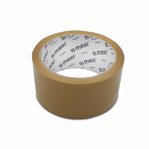 Maxi Packing Tape 48mm X 50 Yds 45 Mic Brown for Carton Sealing Shipping and Tape MX-PT50B