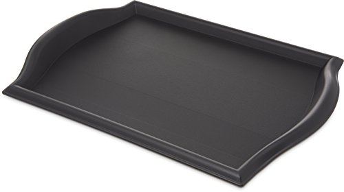 Carlisle FoodService Products 1217BT03 Bistro Plastic Café Tray, 12″ X 17″, Black