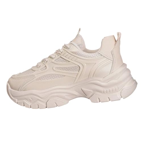 Zapatillas deportivas gruesas para mujer, con plataforma, informales, para correr, zapatillas de tenis, transpirables, suela gruesa, para caminar, atléticas, al aire libre, fitness, senderismo, Z1