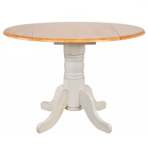 Sunset Trading Oakley Selections 42 Round Extendable Drop Leaf