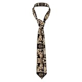 Elegante design con stampa all-over: realizzata con intricati motivi di stampa all-over, questa cravatta da uomo alla moda da pastore tedesco aggiunge un tocco elegante e moderno a qualsiasi abbigliamento, perfetta per fare una dichiarazione.