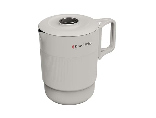 Image of Russell Hobbs TravelMate 0.8L 600W Multi-Cook Kettle | Compact Portable Design with Foldable Handles, 2 Heat Levels | Cool-Touch Handle, Dry Boil Protection & Illuminating Power Indicator | RMC800