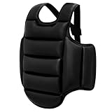 Lengender Plastron de Boxe Protection MMA Taekwondo Karaté Réversible Chest Protector Gard...