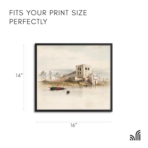 Image of Americanflat Picture Frame - Slim Molding - Black, 14x16 (Pack of 12)