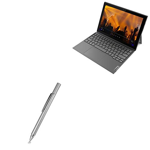 BoxWave Stylus Pen Compatible with Lenovo Yoga IdeaPad Duet 3i (Stylus Pen FineTouch Capacitive Stylus, Super Precise Stylus Pen for Lenovo Yoga IdeaPad Duet 3i - Metallic Silver