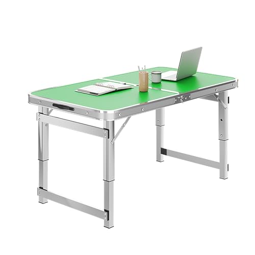Mesa plegable impermeable de altura ajustable, resistente a los arañazos, perfecta para actividades al aire libre, camping, picnic, solución de comedor portátil, fácil de transportar