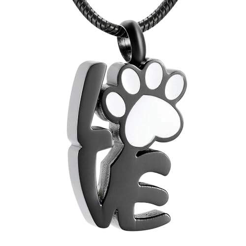Pendentif urne commémorative patte de chien pour le quotidien