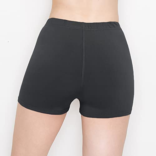 Image of ALWAYS Faux Leather Shorts - High Waist Active Stretch Yoga Short Pants for Women