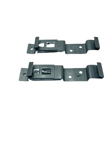 Juego DE 2 Soportes Placa DE MATRÍCULA Acero Inoxidable para CAMIÓN, Remolque, SEMIRREMOLQUE, FURGÓN, Plataforma,Furgoneta, 4x4,CARAVANAS,Campers