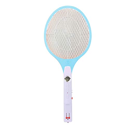 fang FANS The Executioner Fly Swatter Wasp Bug Mosquito Swatter, Mosquito Killer Electric Tennis Bat Handheld Racket Insect Fly Bug Wasp Swatter. (Sky Blue)