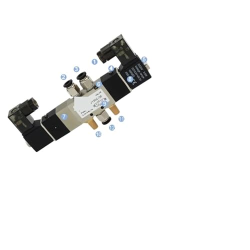 Válvula solenoide de aire para automatizar cilindros de doble efecto 4