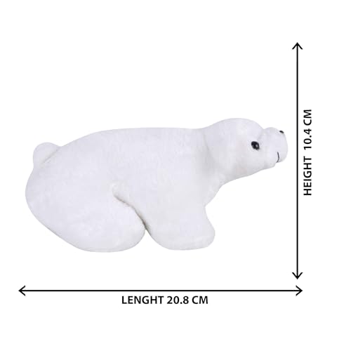Image of DearJoy Polar Bear Soft Toy | 25 cm - White