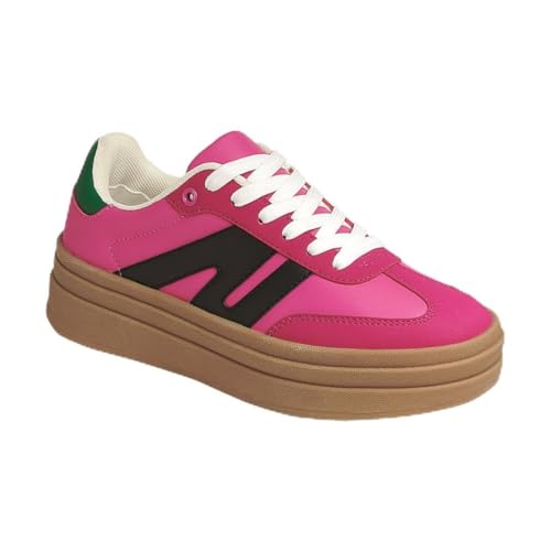 Baskets basses mode femme avec lacets ajustables et chaussant souple Forever